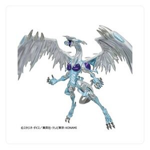 Konami Yu-Gi-Oh Monsters LEGION Stardust Dragon Figure Silver Blue New Statue